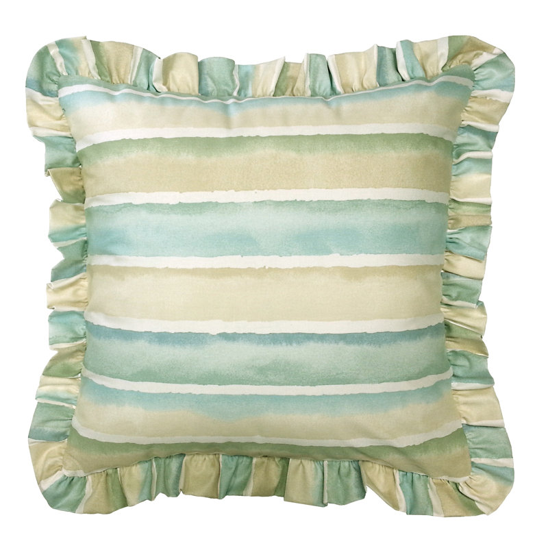 R&MIndustries Dazzle Ruffled Cotton Throw Pillow Wayfair.ca